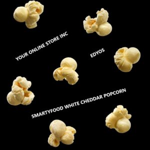 EDYOS Smartfood White Cheddar Popcorn, 5/8 oz Bags, Pack of 10