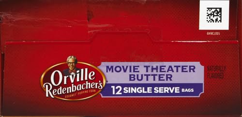 Orville Redenbachers Gourmet Popcorn Movie Theater Butter 12 Ct. Mini (Pack of 2)