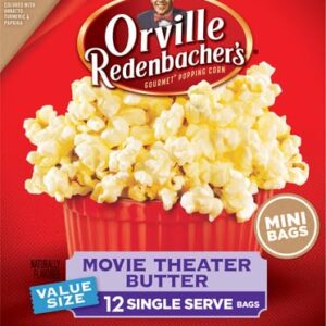 Orville Redenbachers Gourmet Popcorn Movie Theater Butter 12 Ct. Mini (Pack of 2)