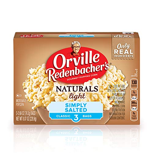 Orville Redenbacher's Naturals Simply Salted Popcorn, Classic Bag, 3-Count