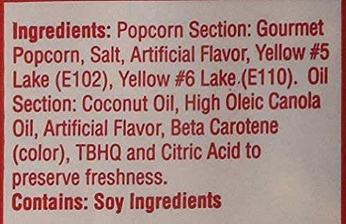 Gold Medal Mega Pop Popcorn Kit 8 oz produce "Butter like Flavored Popcorn" OU Kosher (4)