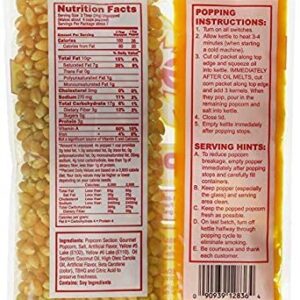 Gold Medal Mega Pop Popcorn Kit 8 oz produce "Butter like Flavored Popcorn" OU Kosher (4)