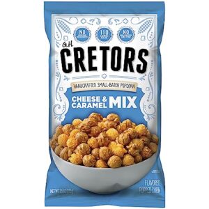 G.H. Cretors, The Mix,Cheese & Caramel Flavor Popcorn (12 Pack - 7.5 Oz Each)