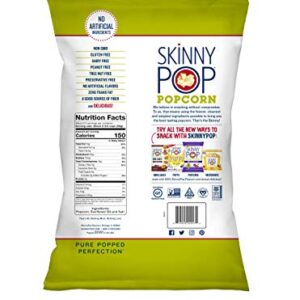 SkinnyPop Original Popcorn, Gluten Free, Vegan Popcorn, Non-GMO, Healthy Popcorn Snacks, Skinny Pop 6.7oz Party Sized Bags (6 Count)