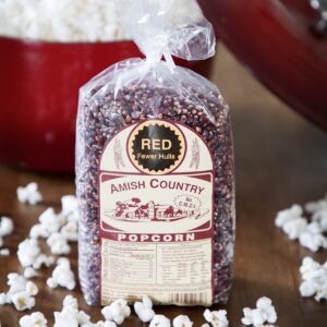 Amish Country Popcorn | 2 lbs Bag | Red Popcorn Kernels | Old Fashioned, Non-GMO and Gluten Free (Red - 2 lbs Bag)