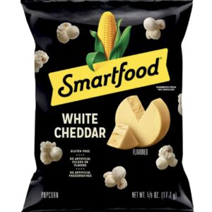 Salutem Vita - Smartfood White Cheddar Popcorn, 0.625oz Bags, Pack of 10