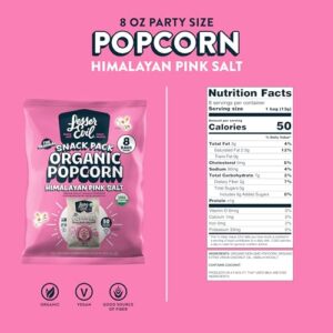 Lesser Evil - Buddha Bowl Organic Popcorn Himalayan Pink - 0.46 Ounce (Pack of 8)