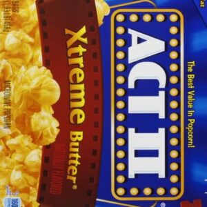 ACT II Xtreme Butter Popcorn, 2.75 Oz, 6 Ct