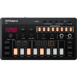 Roland AIRA Compact J-6 Portable Song Creation Machine with Professional Sound and Features | JUNO-60 Synth Engine & Presets | Chord Sequencer | Effects