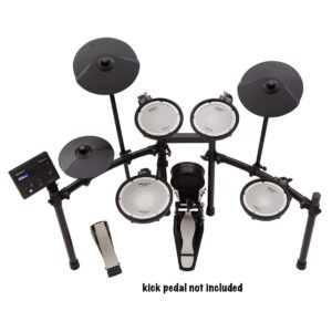 Roland TD-07KV Electronic V-Drums Kit – Legendary Dual-Ply All Mesh Head kit with superior expression and playability – Bluetooth Audio & MIDI – USB for recording audio and MIDI data – 40 FREE Melodic