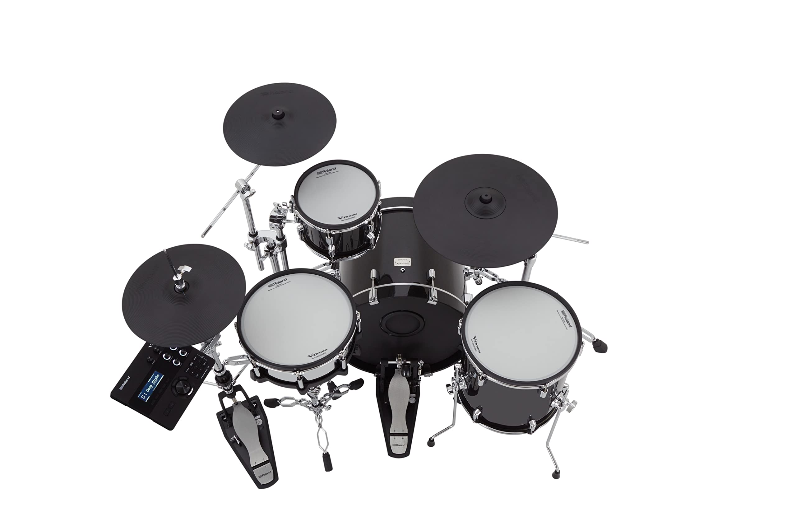 Roland VAD504 V-Drums Acoustic Design Electronic Drum Set Bundle with 3.5mm Audio Cable, Drumstick Bag, 3 Pairs of Drumsticks, and Austin Bazaar Polishing Cloth