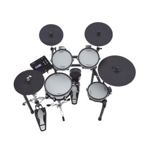 Roland Generation 2 V-Drums TD-27KV2S Electronic Drum Set Bundle with Drumstick Bag, 3.5mm Audio Cable, 3 Pairs of Drumsticks, and Austin Bazaar Polishing Cloth