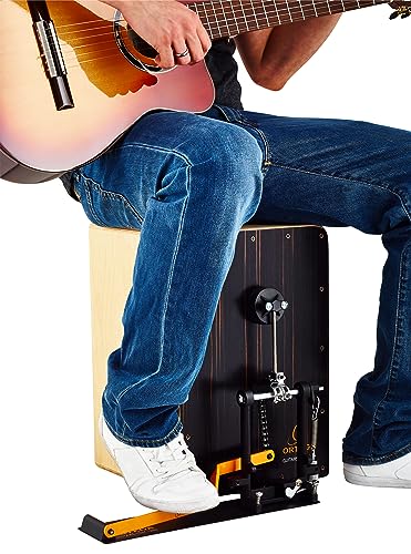 Ortega Guitars Hands Free Percussion-Right-Foot Cajon Pedal, Bag (OCJP-GB)