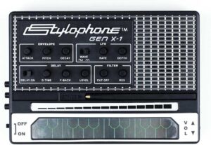 stylophone gen x-1 portable analogue electronic synthesizer with built-in speaker | synth musical instrument | synthesizer keyboard | stylophone instrument