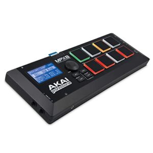 AKAI Professional MPX8 - Portable Sample Pad Controller With 8 Performance-Ready Velocity-Sensitive Pads, MIDI Connectivity & On-Board SD Card Slot