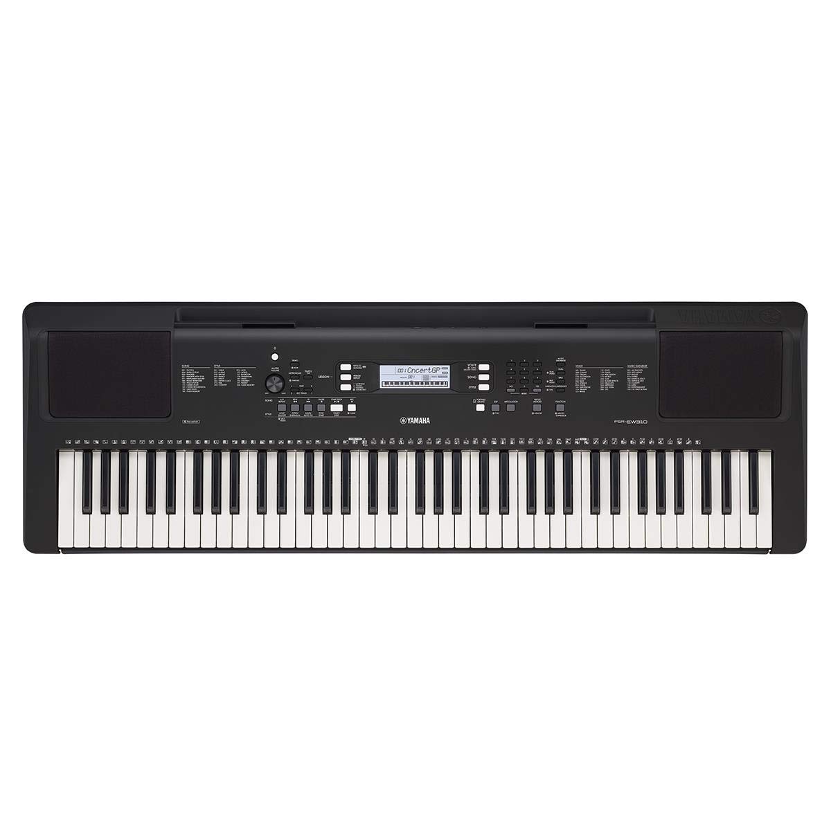 Yamaha PSREW310 76-Key Touch Sensitive Portable Keyboard with PA130 Power Adapter