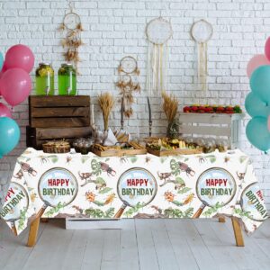 3Pcs Bugs Tablecloths-Bugs Birthday Party Decorations Ladybugs Reptile Themed Disposable Rectangular Plastic Table Covers for Kids Insect Happy Birthday Party Supplies