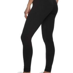 Felina Velvety Super Soft Lightweight Style 2801 Leggings 2-Pack - for Women - Yoga Pants, Workout Clothes (Black, 3X)