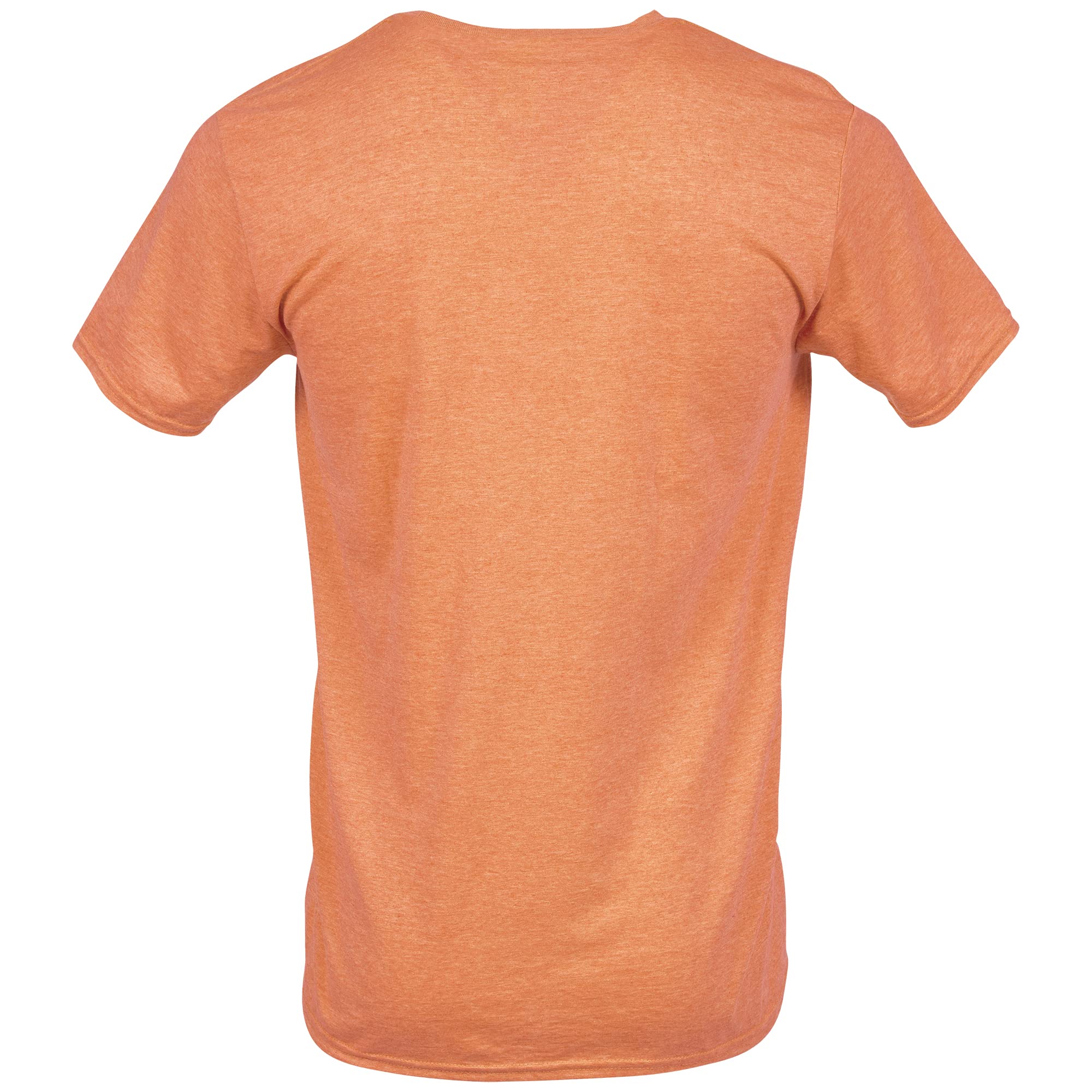 Gildan Adult Softstyle Cotton T-Shirt, Style G64000, Multipack, Heather Orange (2-Pack), Large