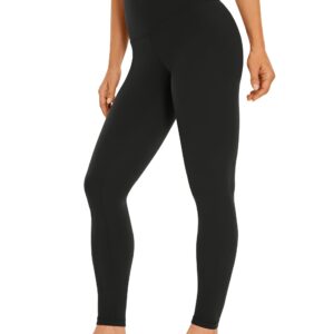 CRZ YOGA Butterluxe High Waisted Lounge Legging 28'' - Workout Leggings for Women Buttery Soft Yoga Pants Black Medium