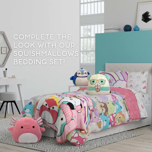 Squishmallows Kids Bedding Super Soft Micro Raschel Throw, 46 in x 60 in, By Franco, Prints may vary as on cloud nine pattern/do not disturb pattern