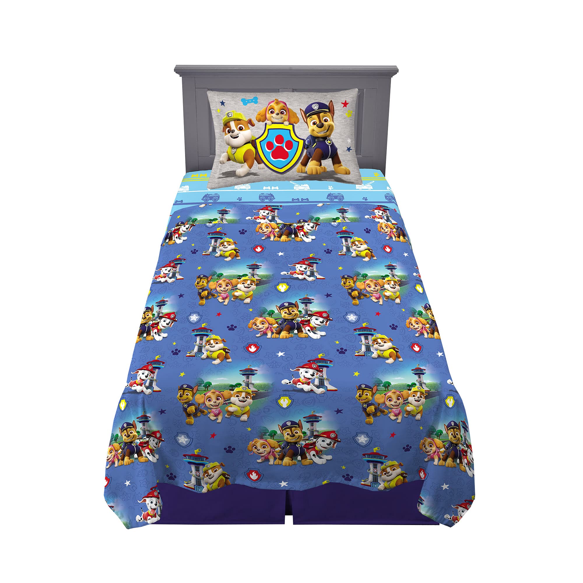 Franco Kids Bedding Super Soft Microfiber Sheet Set, Twin, Paw Patrol