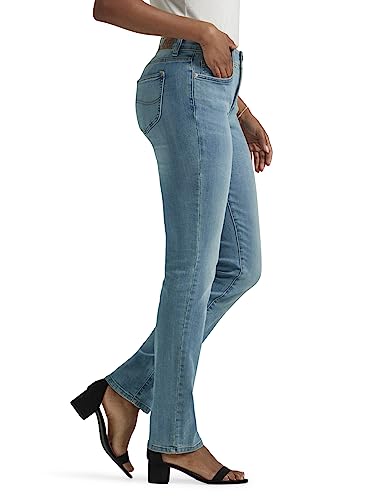 Lee Women's Ultra Lux Comfort with Flex Motion Straight Leg Jean North Shore 12