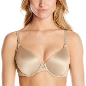 warner's women's cloud 9 super soft underwire lightly lined t-shirt bra rb1691a, toasted almond, 38d