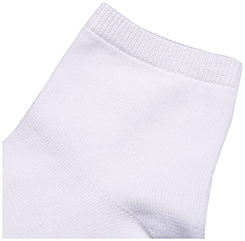 Hanes womens Comfortsoft Ankle Sock, 3-pack fashion liner socks, White Assorted, Shoe Size 8-12 US