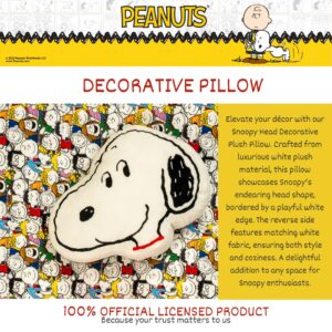 Franco Bedding Super Soft Plush Decorative Throw Cuddle Pillow (100% Officially Licensed Product), One Size, Snoopy