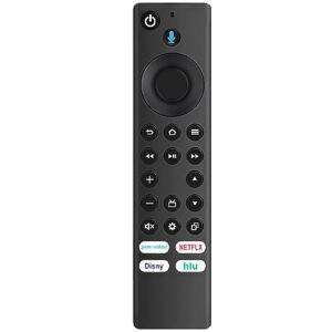 voice replacement remote fit for amazon omni series tv 43" 50" 55" 65" 75" 4k uhd smart tv 4k65m600a 4k43m600a 4k55m600a 4k75m600a 4k50m600a amazon tv 4-series 4k50n400a 4k43n400a 4k55n400a