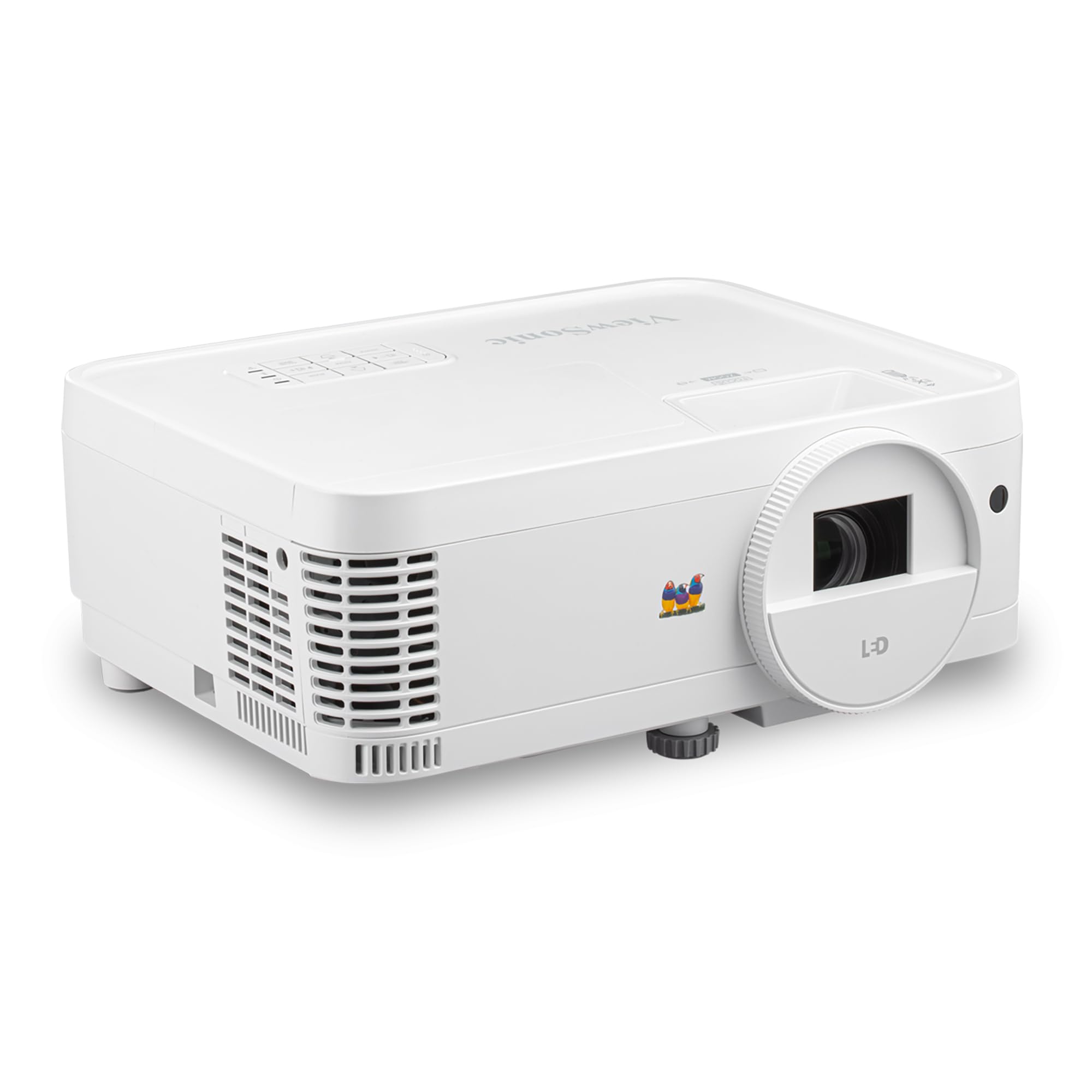 ViewSonic LS500WH 3000 Lumens WXGA LED Projector, Auto Power Off, 360-Degree Orientation for Business and Education