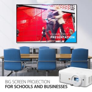 ViewSonic LS500WH 3000 Lumens WXGA LED Projector, Auto Power Off, 360-Degree Orientation for Business and Education