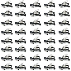 40 pack walkie talkie earpiece with mic for baofeng radio retevis headset for baofeng uv-5r bf-888s arcshell retevis h-777 rt21 rt22 kenwood 2 way radio by luiton