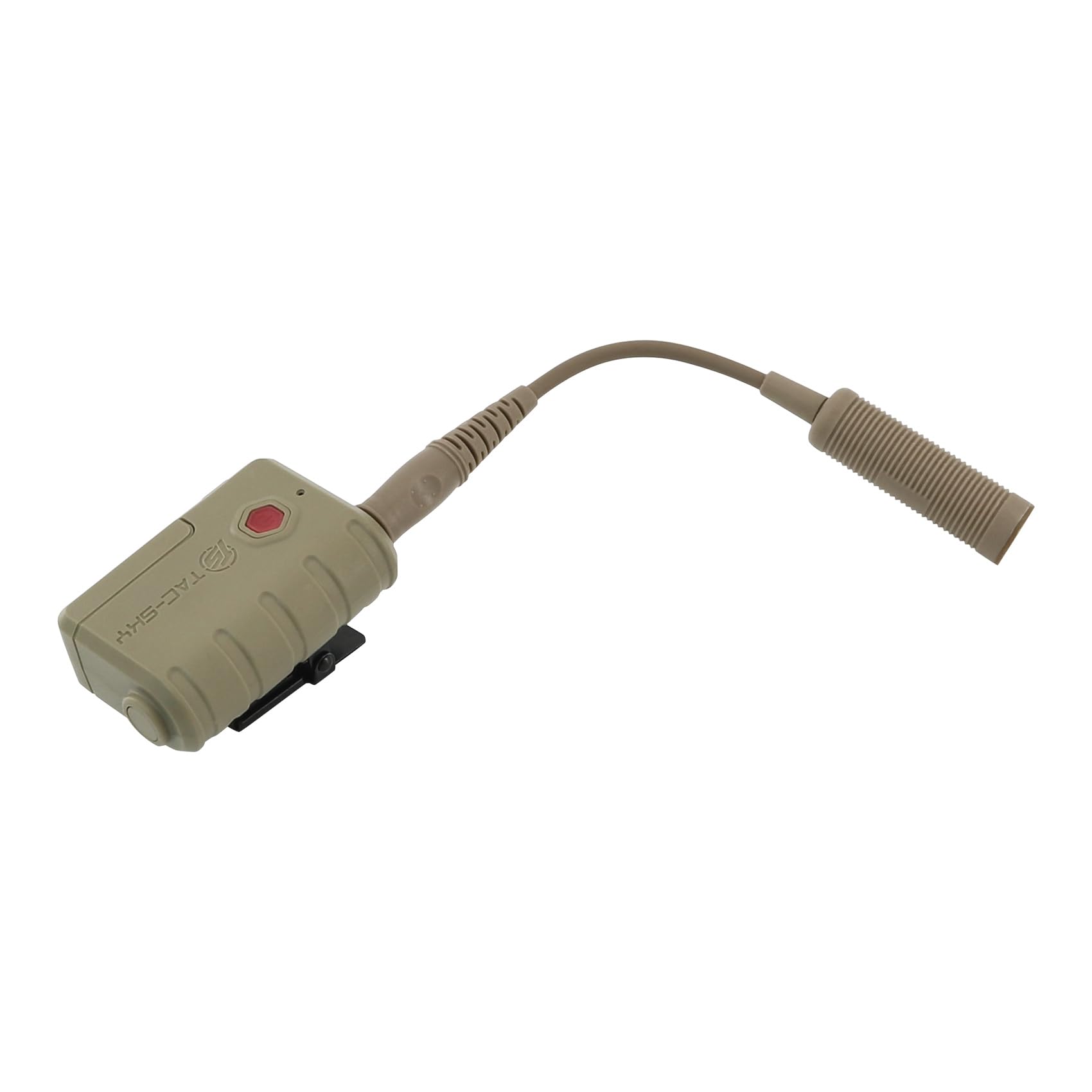 TACGZGJSM Tactical Headset Extension Line U174 plug PTT with Bluetooth，Compatible with Mobile Phone，for COMTAC, AMP,Sordin etc. series headsets. (Tan)