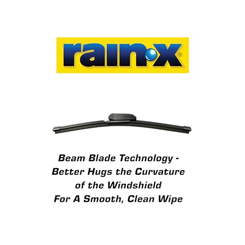 Rain-X 5079283-2 Latitude 2-In-1 Water Repellent Wiper Blades, 17 Inch Windshield Wipers (Pack Of 1), Automotive Replacement Blades With Patented Repellency Formula