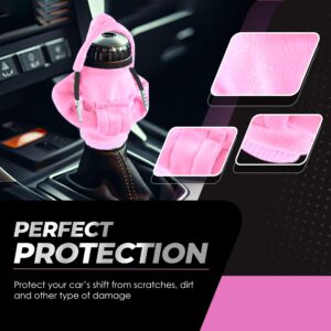 A VERANCO Gear Shift Hoodie - Automotive Accessories Hoodie for Car Shifter, Pink, Cotton, Universal Fit