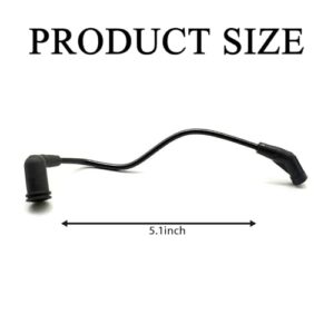 Tobenbone Car Fuel Pressure Regulator Vacuum Hose, OEM#17113556 Fuel Regulator Vacuum Line Tube for 4.8L 5.3L 6.0L Engine Compatible with Chevrolet Silverado GMC Sierra Buick (Black)