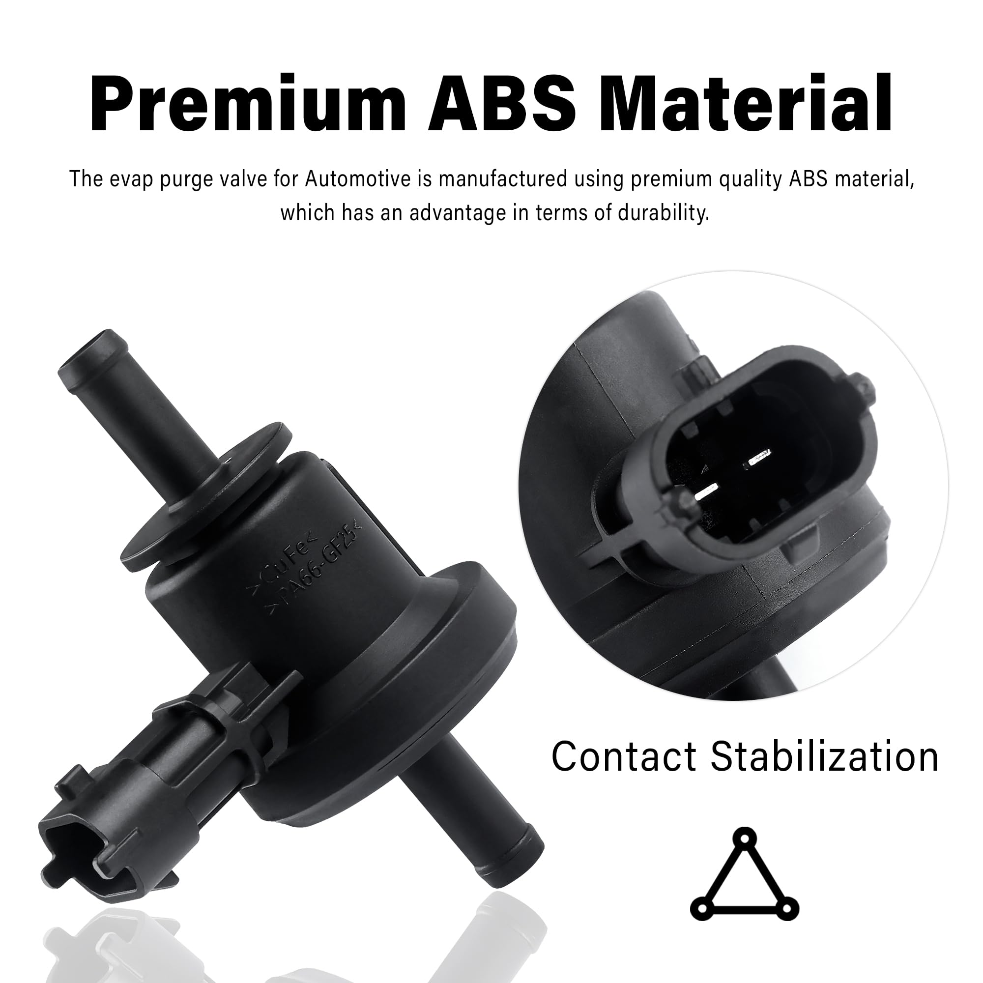 SSNNUU Car Vapor Canister Purge Valve Solenoid,Evap Purge Valve Solenoid Compatible with Hyundai Kia,Automotive Replacement Emission Canister Purge Valves OEM#2891026900,28910-26900