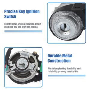 uxcell No.819203KA10 Car Ignition Switch Lock Cylinder with 2 Keys for Hyundai Sonata 2.4L L4 3.3L V6 2005-2007 Ignitigon Starter Switch Steering Lock Cylinder Set