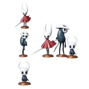 cdeny 6" home decor cartoon figure, car dashboard ornament cute gaming figure hollow knight figure collectible statue(multicolor)