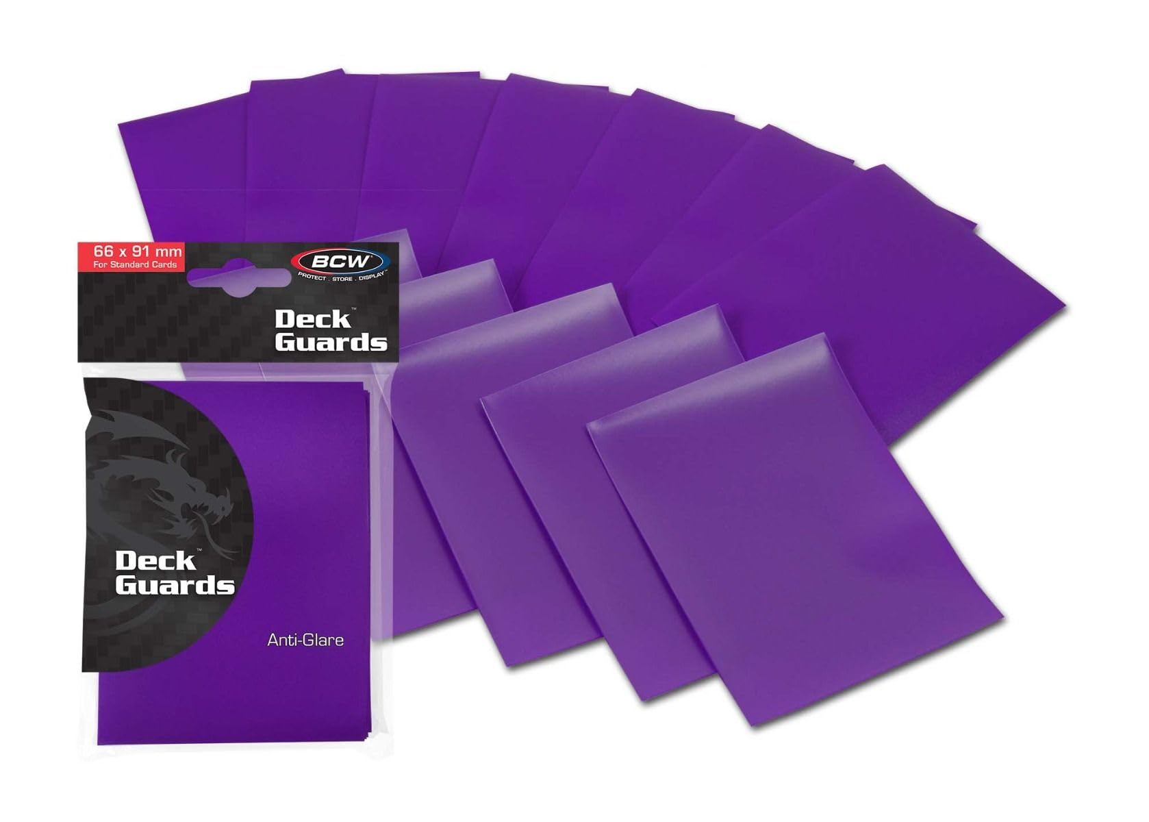 BCW Double Matte Deck Guard Color Combo Pack 400 Count 8 Color Combo - Double Matte Premium Deck Guard Card Sleeves for Trading Cards, Collectable Gaming Cards, MTG cards, L5R, TCG, Basketball