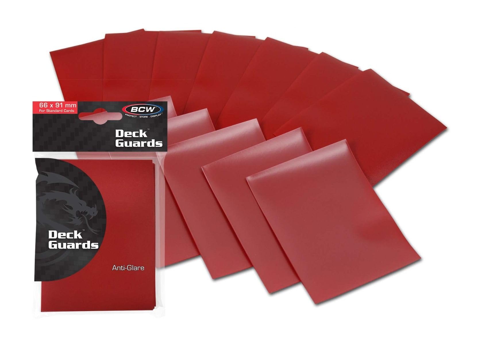 BCW Double Matte Deck Guard Color Combo Pack 400 Count 8 Color Combo - Double Matte Premium Deck Guard Card Sleeves for Trading Cards, Collectable Gaming Cards, MTG cards, L5R, TCG, Basketball