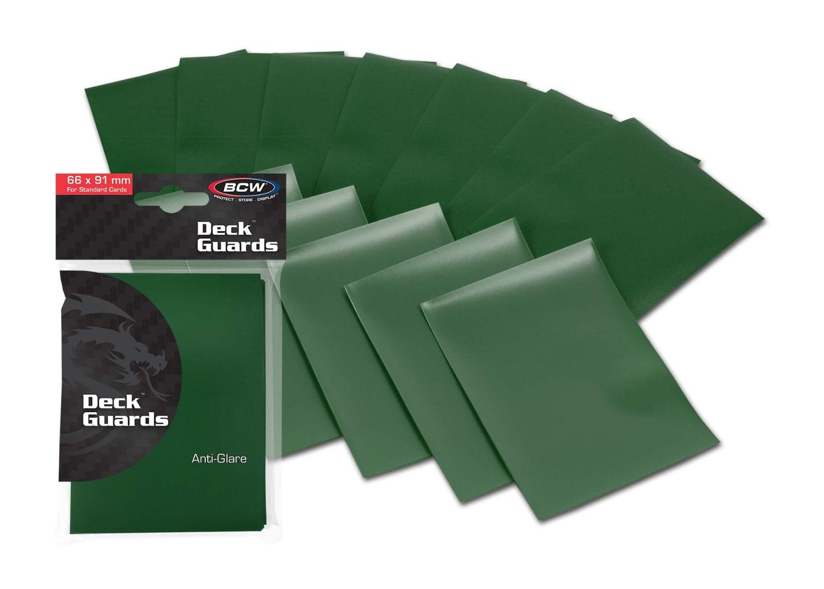 BCW Double Matte Deck Guard Color Combo Pack 400 Count 8 Color Combo - Double Matte Premium Deck Guard Card Sleeves for Trading Cards, Collectable Gaming Cards, MTG cards, L5R, TCG, Basketball