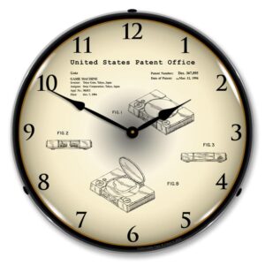 Collectable Sign and Clock Gaming Console Game 1994 24 of 29 Gaming Patents Clocks