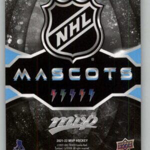 2021-22 Upper Deck MVP Mascot Gaming Cards #M-28 Chance Vegas Golden Knights Official NHL Hockey Card in Raw (NM or Better) Condition