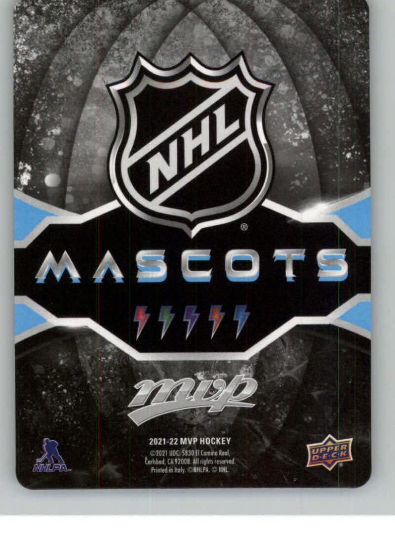 2021-22 Upper Deck MVP Mascot Gaming Cards #M-28 Chance Vegas Golden Knights Official NHL Hockey Card in Raw (NM or Better) Condition