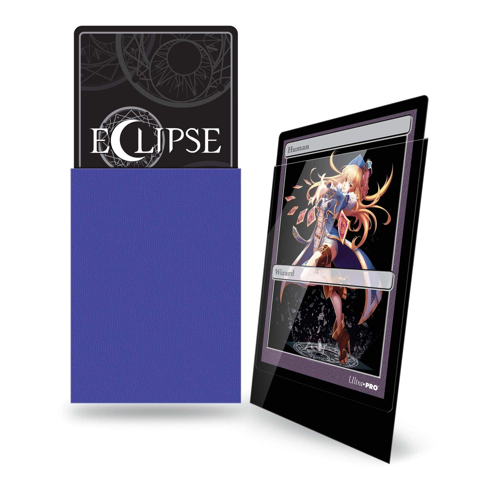 Ultra Pro - Eclipse Gloss Small Sleeves 60 Count (Royal Purple) - Protect all your Gaming Cards, Sports Cards, and Collectible Cards with Ultra Pro's ChromaFusion Technology