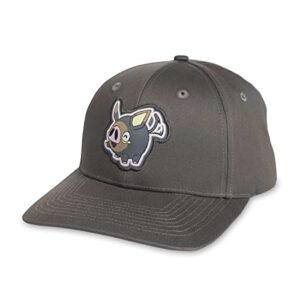 Pokemon Center Lechonk Gray Curved-Brim Hat (One Size-Adult)