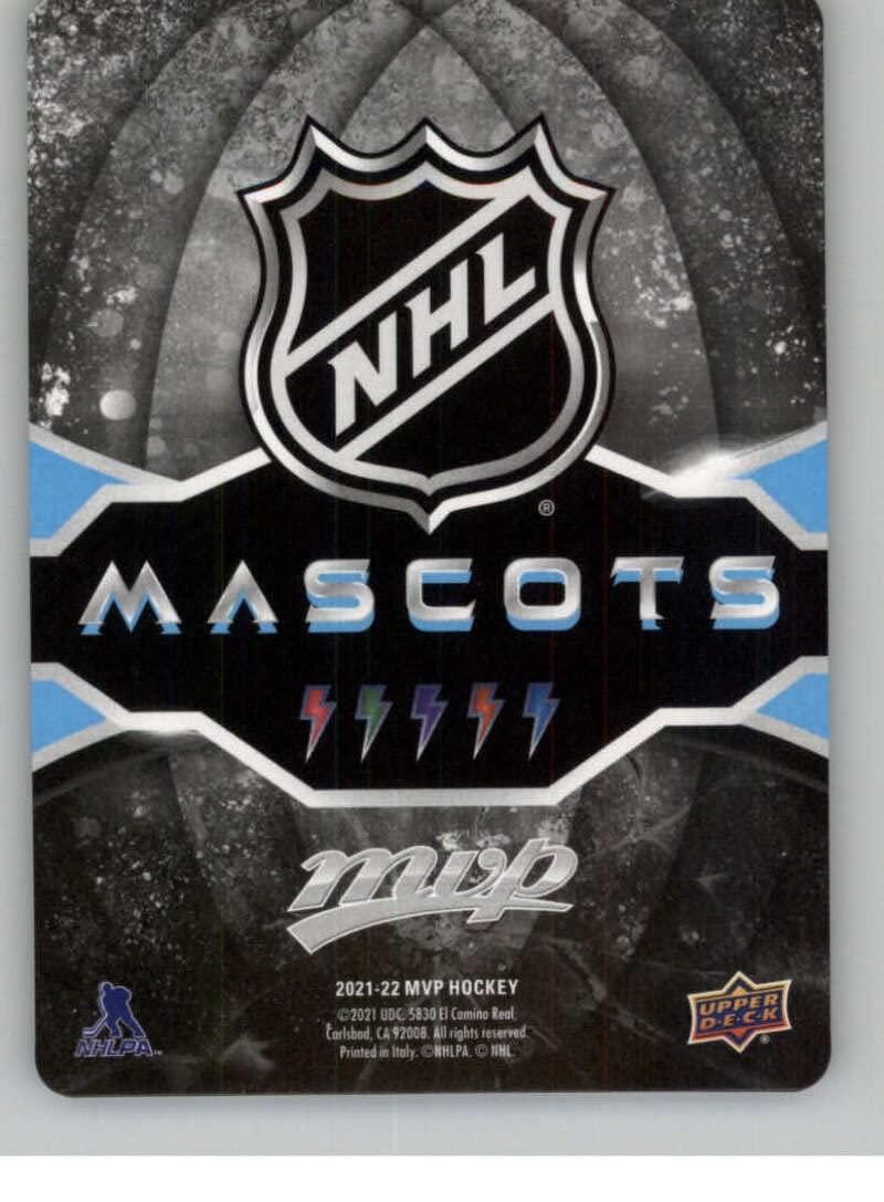 2021-22 Upper Deck MVP Mascot Gaming Cards #M-3 Blades The Bruin Boston Bruins Official NHL Hockey Card in Raw (NM or Better) Condition